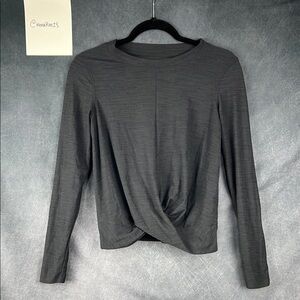 Old Navy Active “breathe on” black Long Sleeve Women's Top M